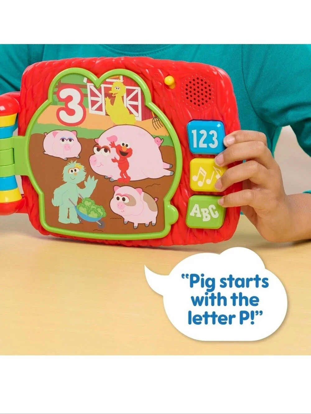 Sesame Street Elmo Goes To The Farm Learn Book